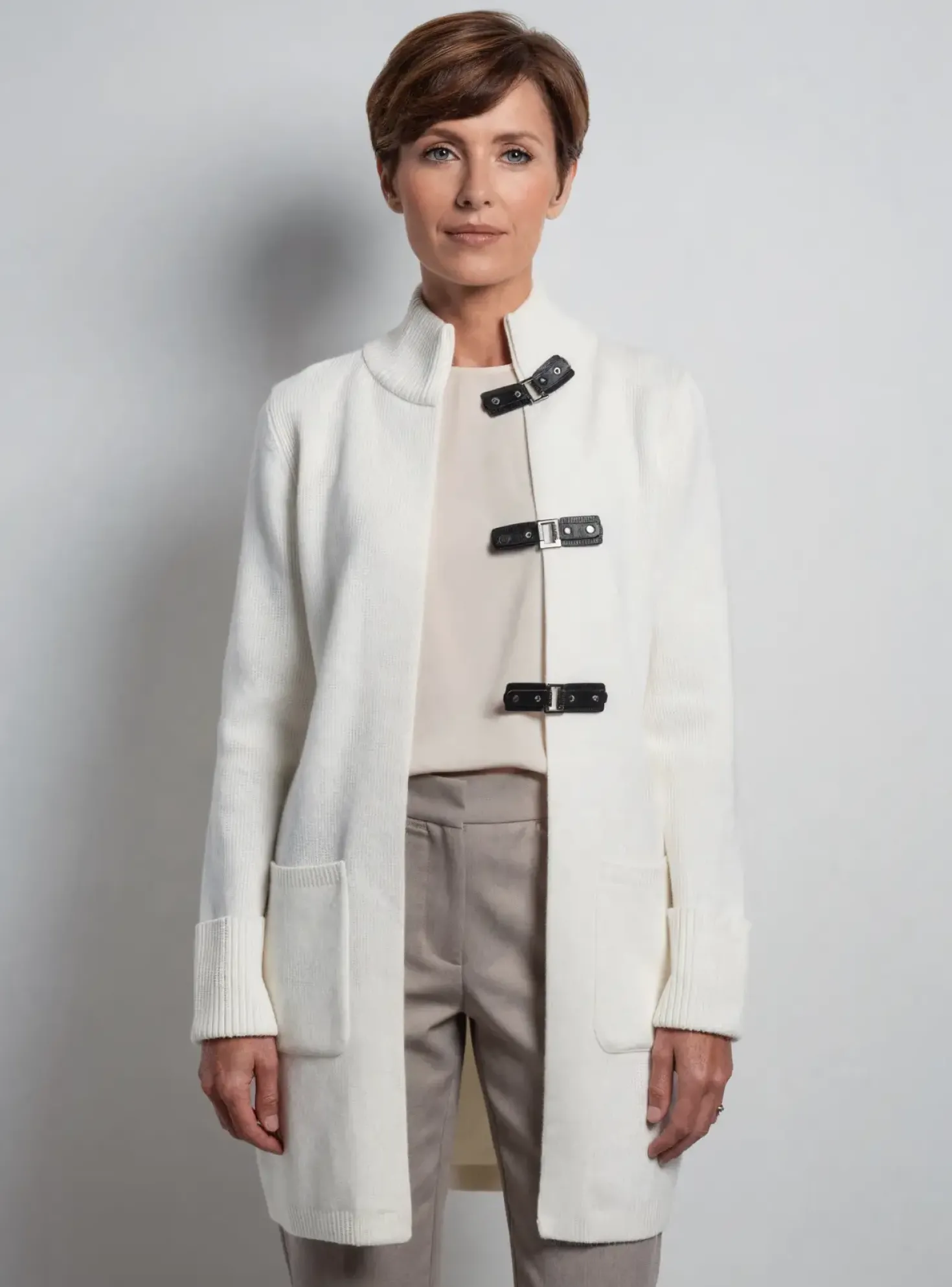 Gilet Manches Longues Marble Beige