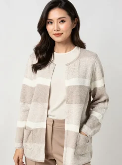 Gilet Manches Longues Marble Beige