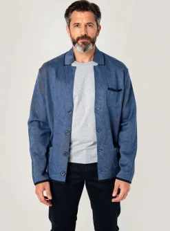 Gilet Manches Longues Marvelis Bleu