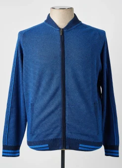 Gilet Manches Longues Monte Carlo Bleu