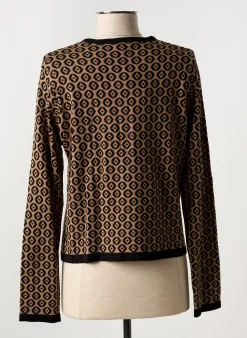 Gilet Manches Longues More & More Marron