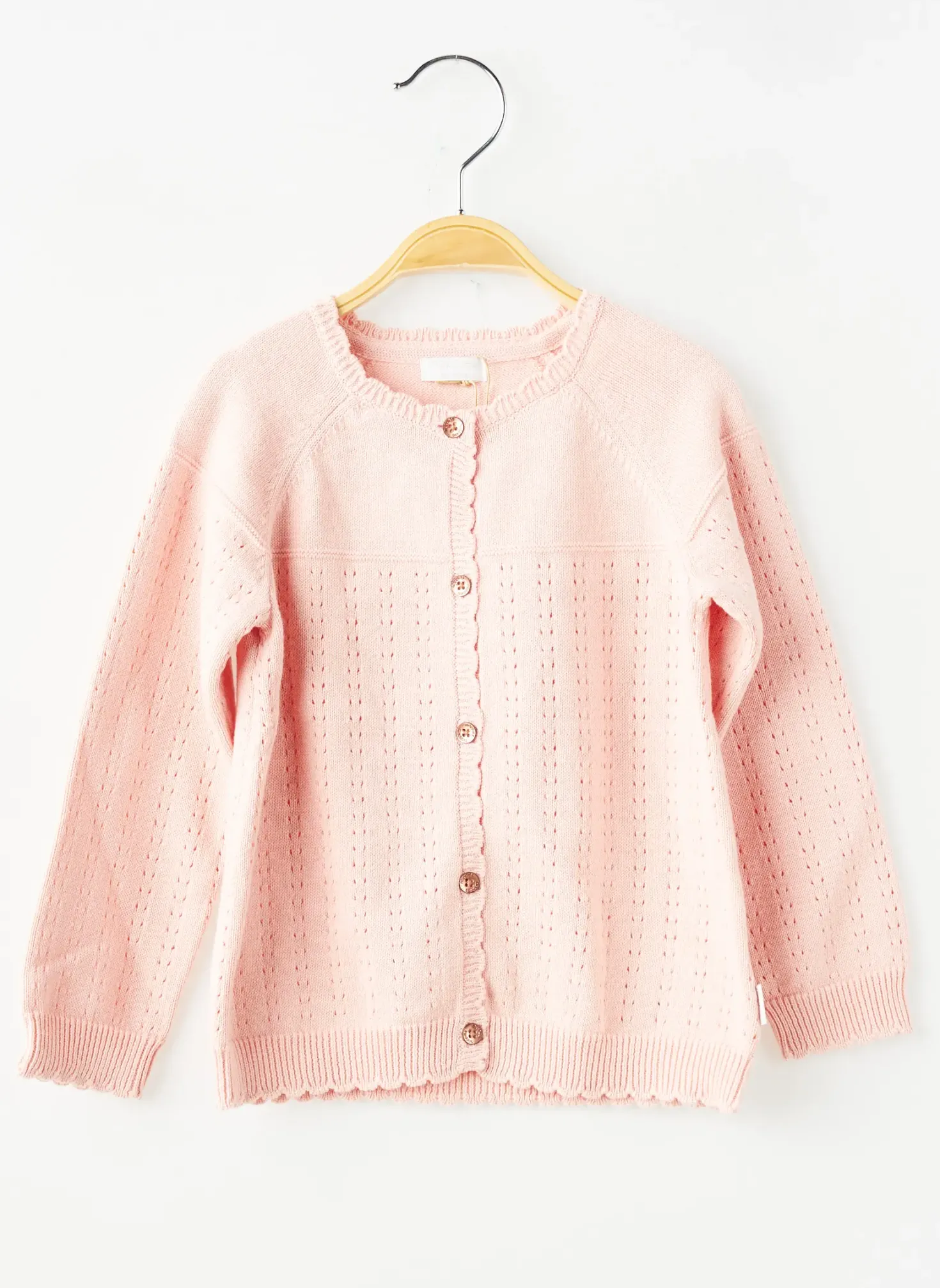 Gilet Manches Longues Noppies Rose