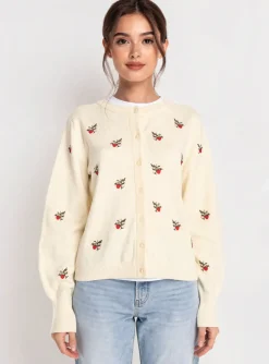 Gilet Manches Longues Object Beige