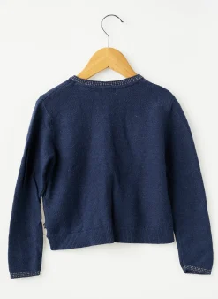Gilet Manches Longues Okaïdi Bleu