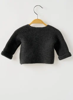 Gilet Manches Longues Petit Bateau Gris