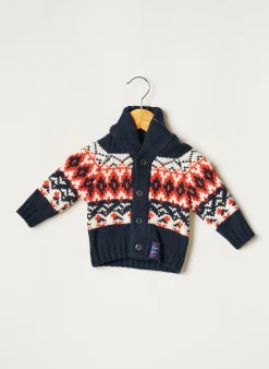 Gilet Manches Longues 3 Pommes Bleu