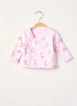 Gilet Manches Longues 3 Pommes Rose