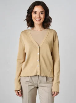 Gilet Manches Longues Rino & Pelle Beige