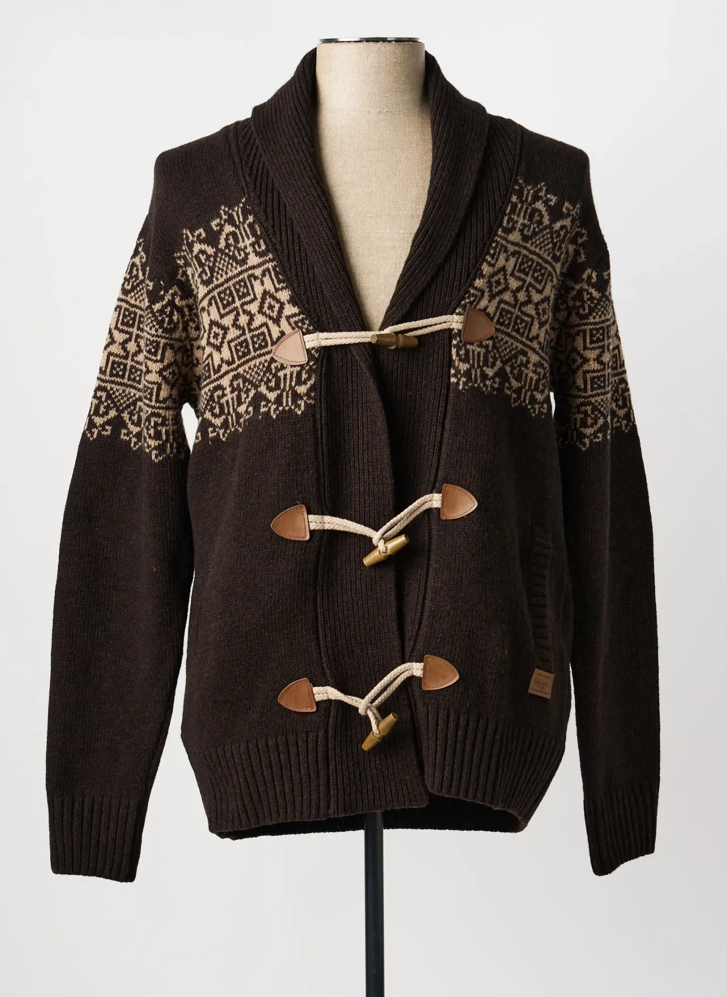 Gilet Manches Longues Salsa Marron
