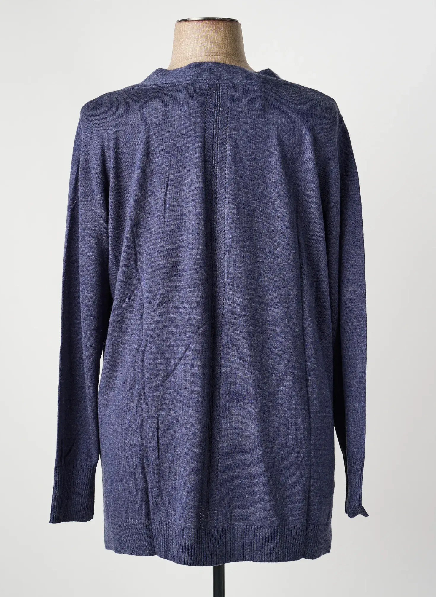 Gilet Manches Longues Sheego Bleu