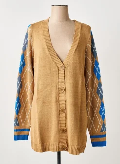 Gilet Manches Longues Sheego Beige