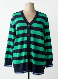 Gilet Manches Longues Sheego Bleu
