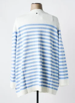 Gilet Manches Longues Sheego Bleu