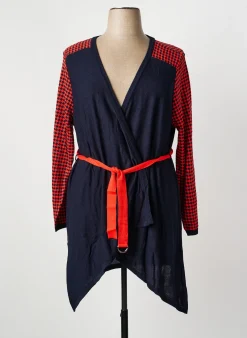 Gilet Manches Longues Sheego Bleu