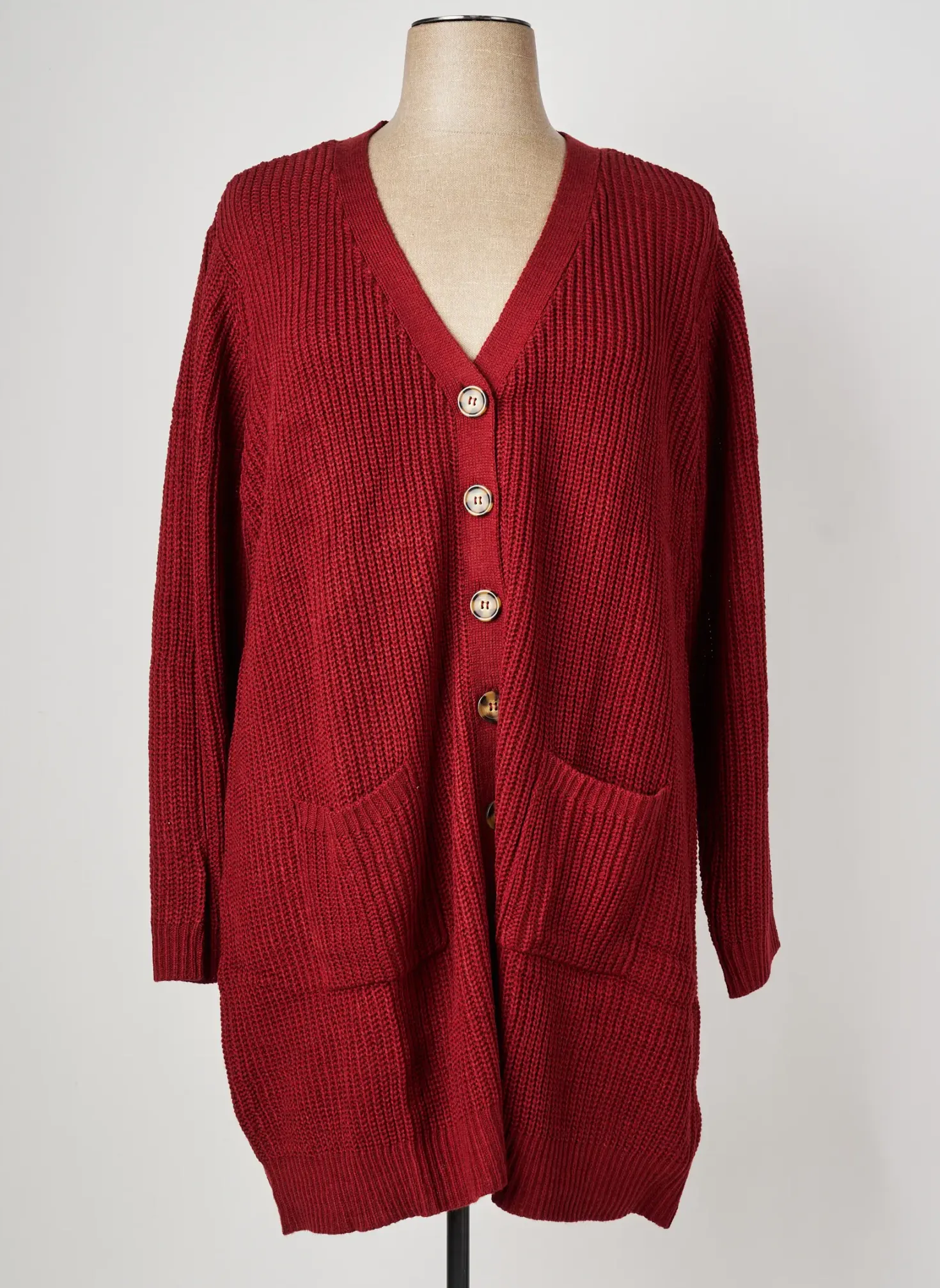 Gilet Manches Longues Sheego Marron