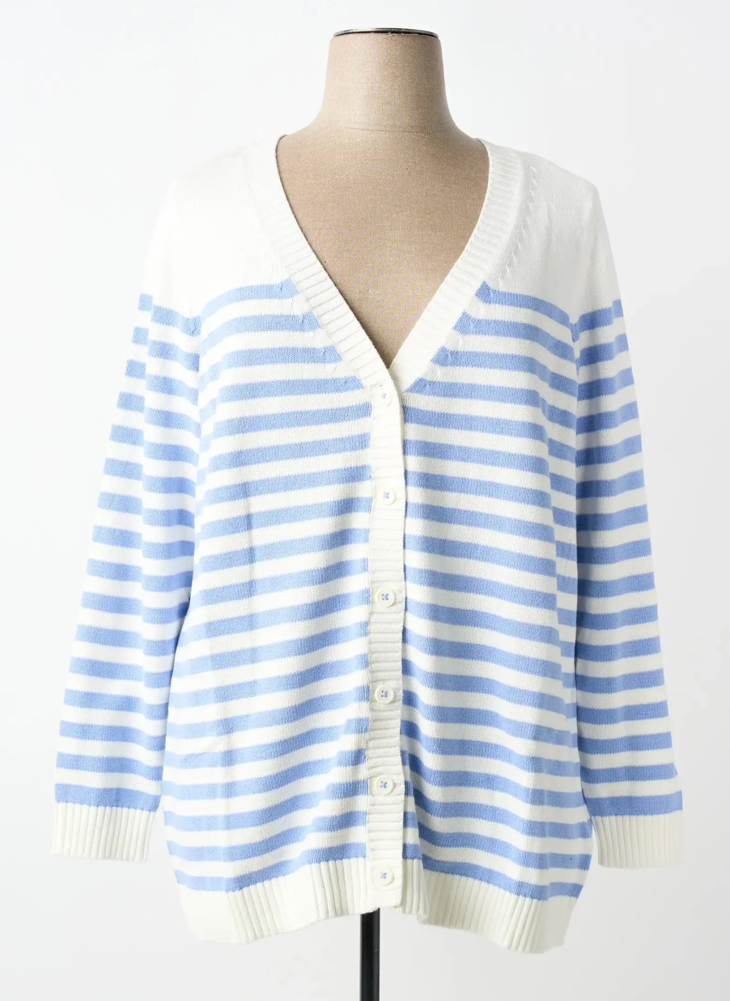 Gilet Manches Longues Sheego Blanc