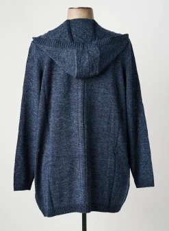 Gilet Manches Longues Sheego Bleu