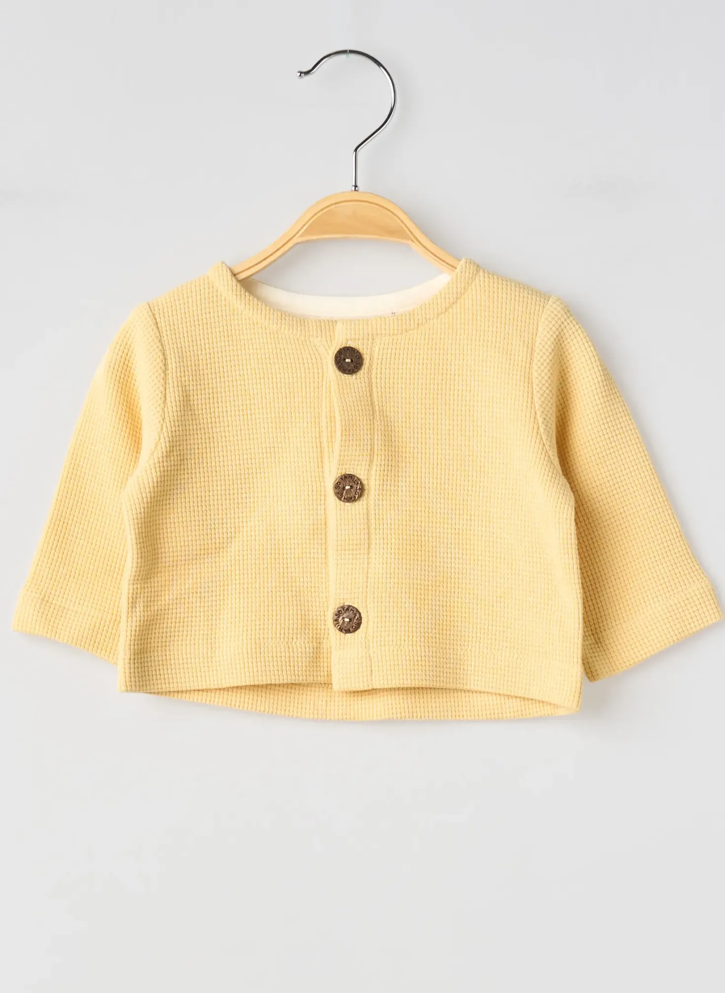 Gilet Manches Longues So Family Jaune