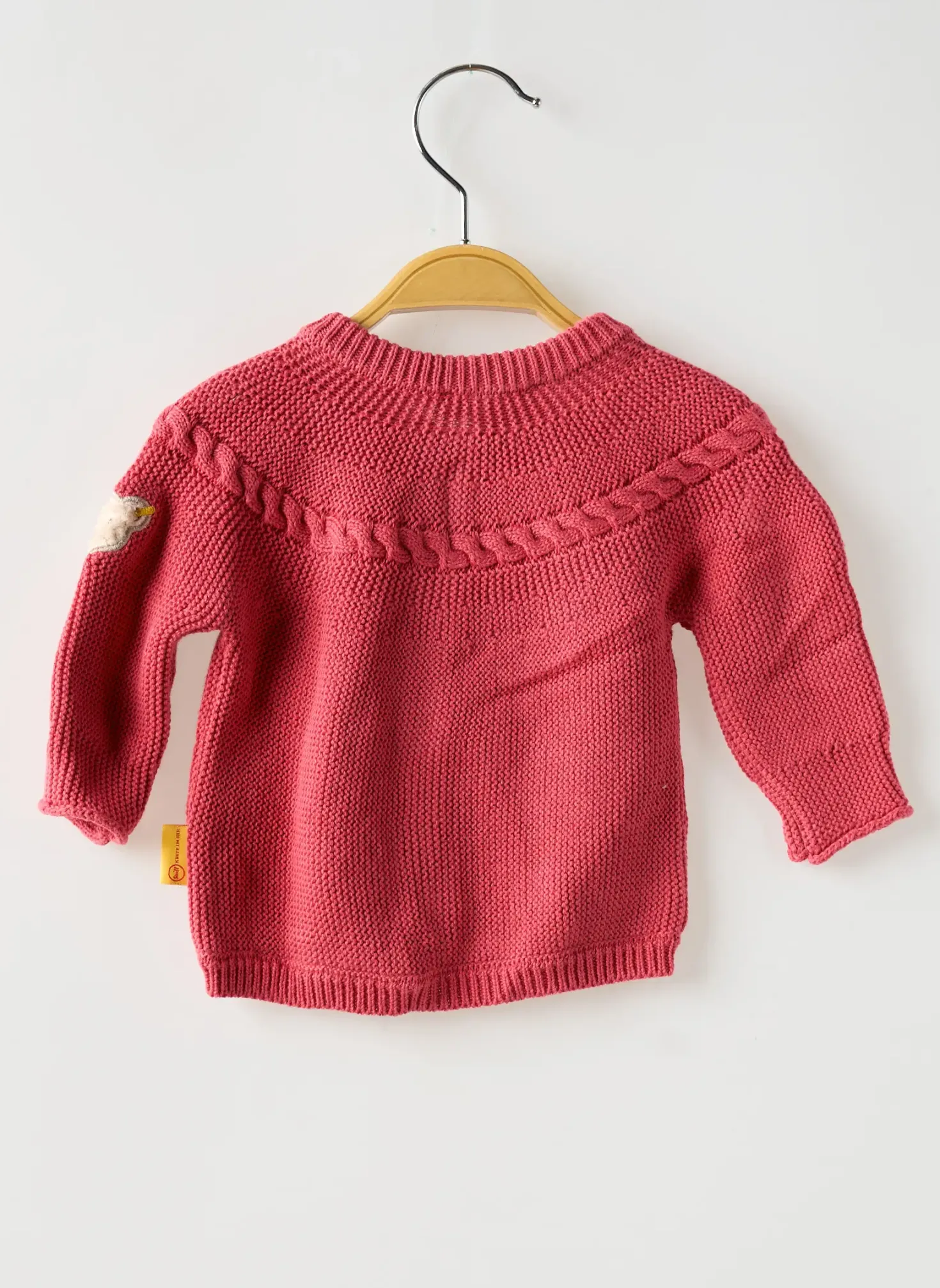 Gilet Manches Longues Steiff Rose