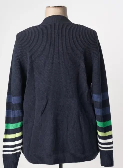 Gilet Manches Longues Triangle Bleu