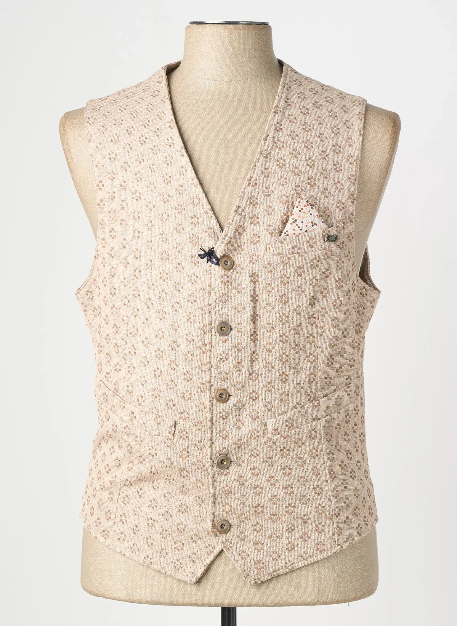Gilet Sans Manche Bob Beige