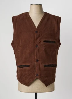 Gilet Sans Manche Daytona Marron