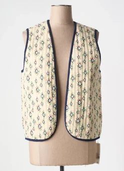 Gilet Sans Manche Diplodocus Beige