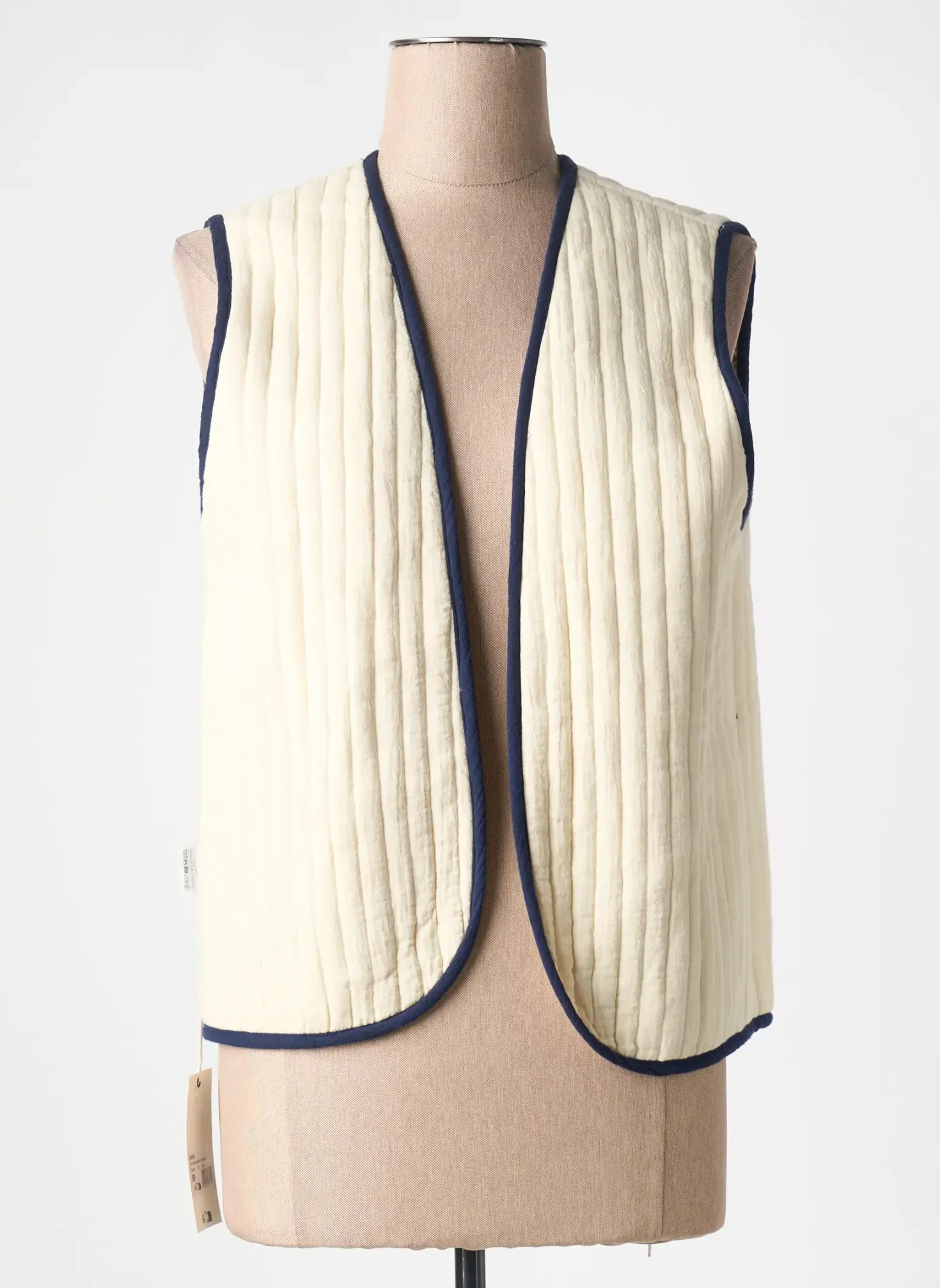 Gilet Sans Manche Diplodocus Beige