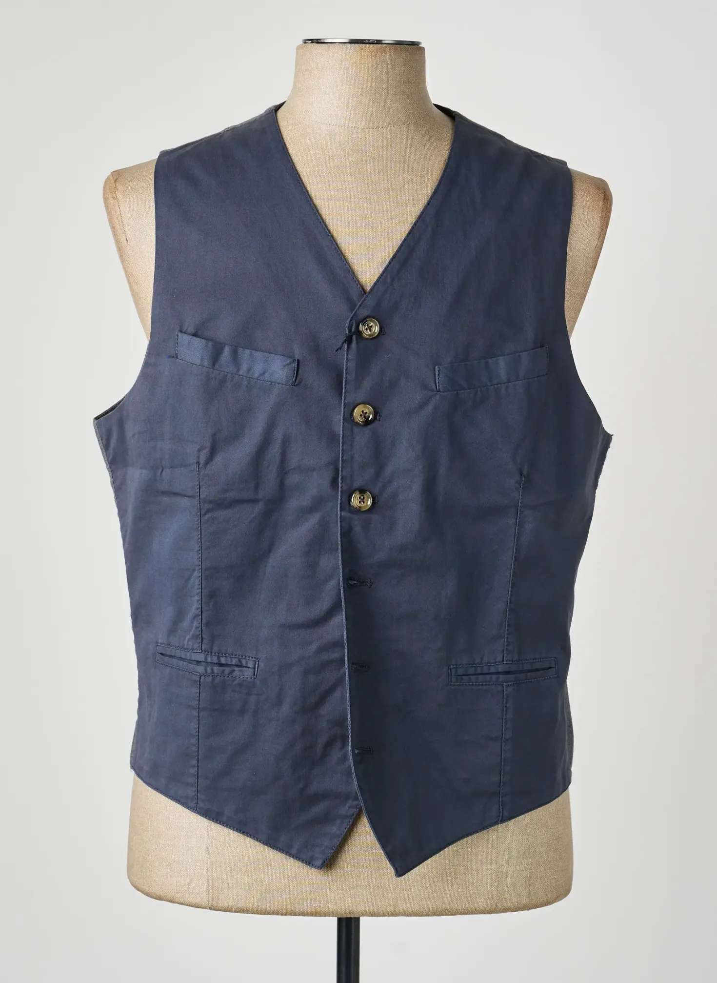 Gilet Sans Manche Eleventy Bleu