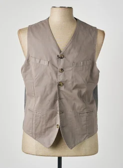 Gilet Sans Manche Eleventy Marron