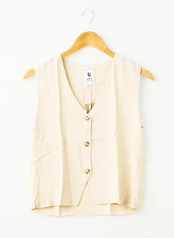 Gilet Sans Manche Garcia Beige