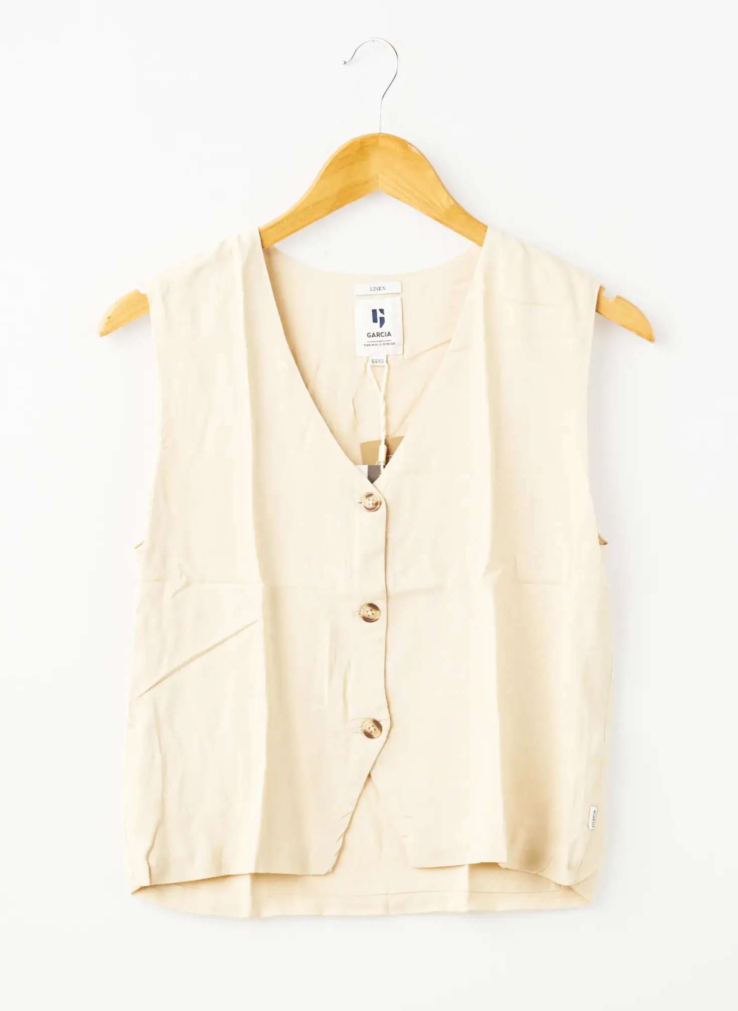 Gilet Sans Manche Garcia Beige