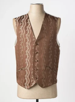Gilet Sans Manche Guy Laurent Marron