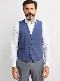 Gilet Sans Manche Hugo Boss Bleu