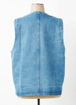 Gilet Sans Manche Jcl Bleu