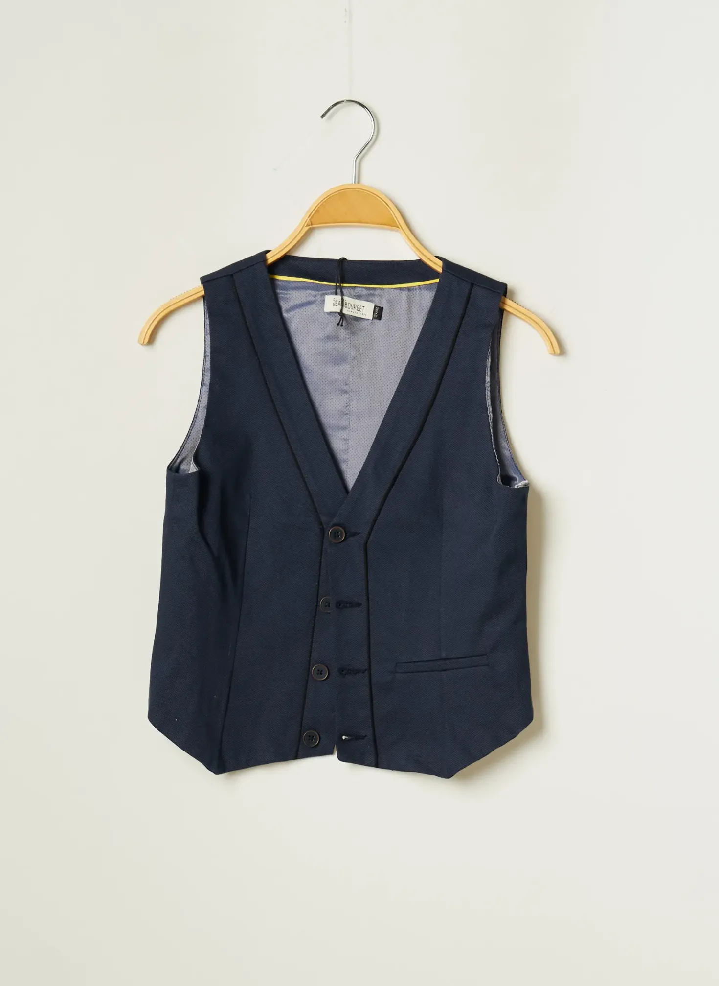 Gilet Sans Manche Jean Bourget Bleu Marine