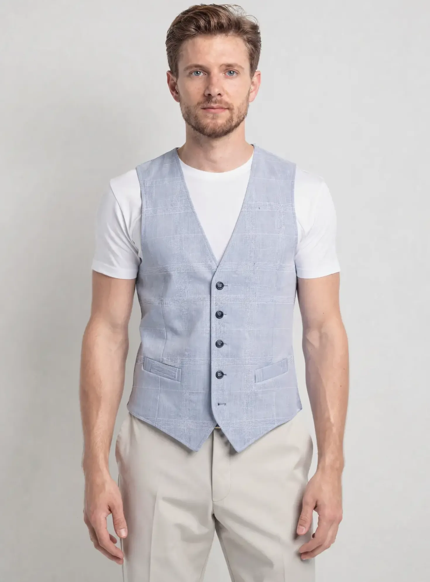 Gilet Sans Manche L.b.m.1911 Bleu