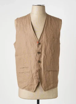 Gilet Sans Manche Maison Woolies Marron