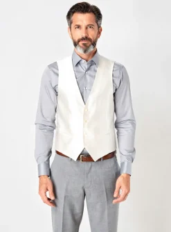 Gilet Sans Manche Pal Zileri Blanc