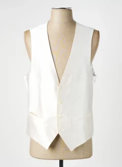 Gilet Sans Manche Pal Zileri Blanc