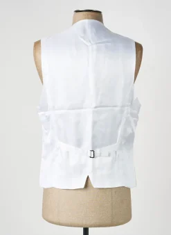 Gilet Sans Manche Pal Zileri Blanc