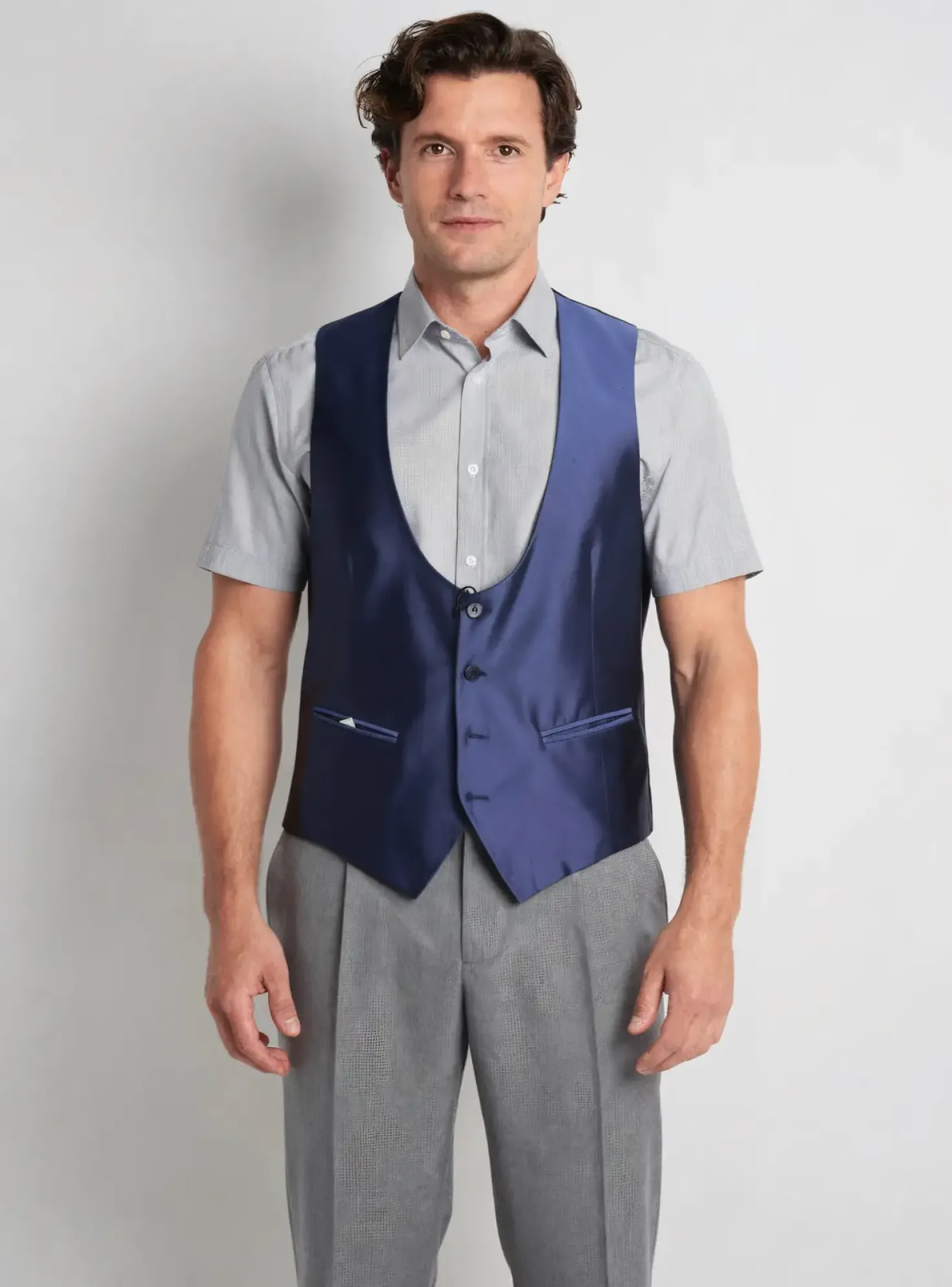 Gilet Sans Manche Pal Zileri Bleu