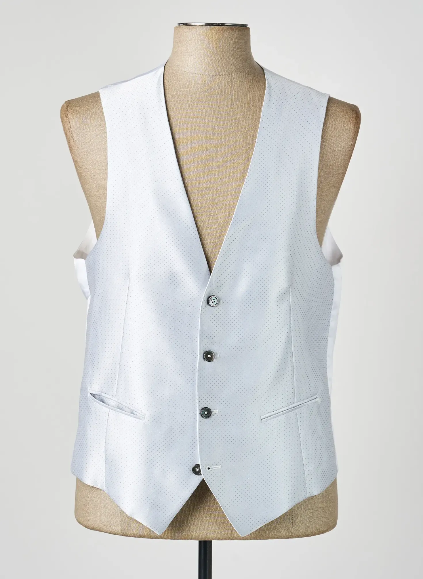 Gilet Sans Manche Pal Zileri Blanc