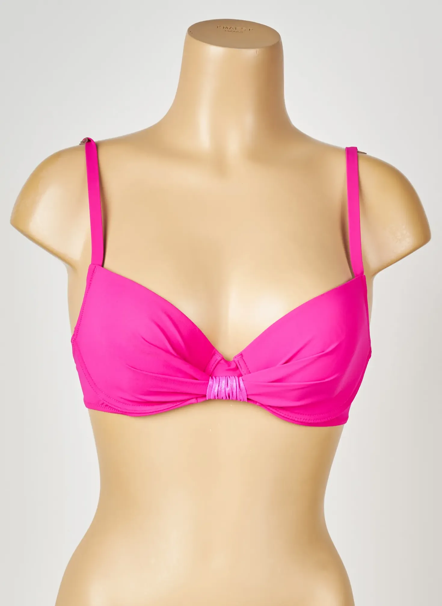 Haut De Maillot De Bain Antigel Rose Haut Soutien-gorge Moulé