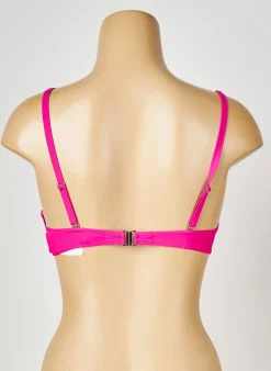 Haut De Maillot De Bain Antigel Rose Haut Soutien-gorge Moulé