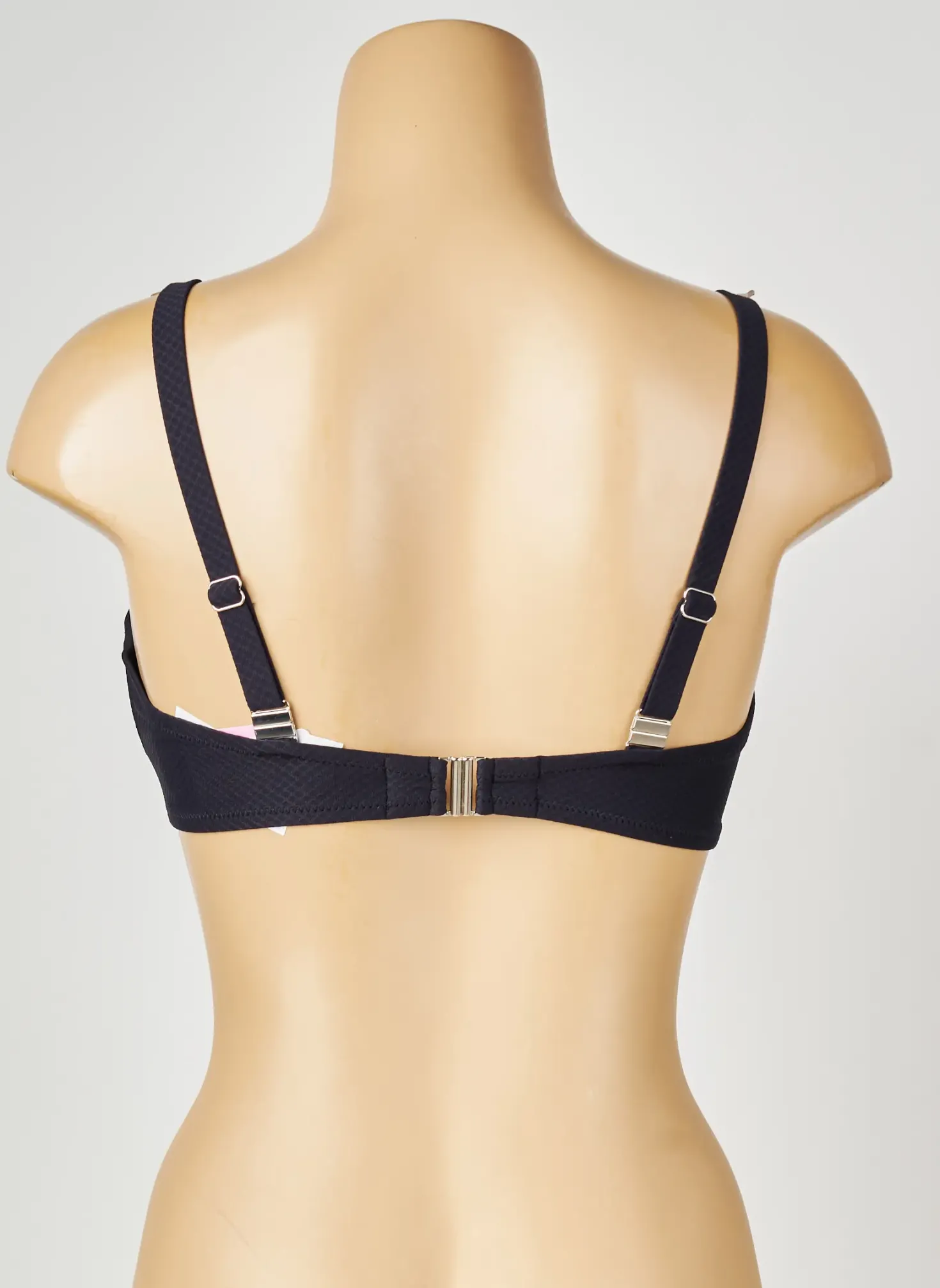 Haut De Maillot De Bain Antigel Noir Haut Soutien-gorge Moulé