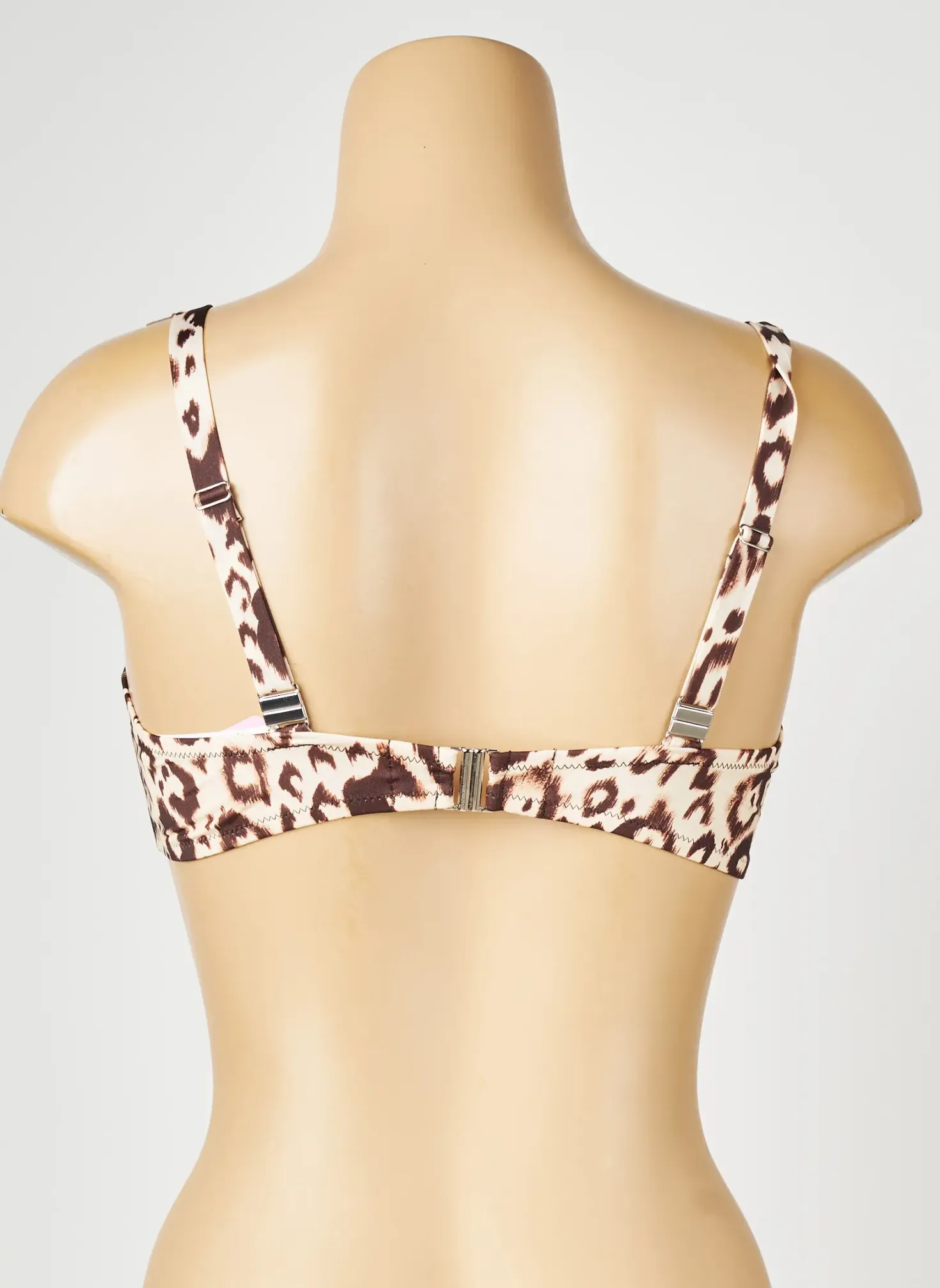 Haut De Maillot De Bain Antigel Beige Haut Soutien-gorge Emboitant