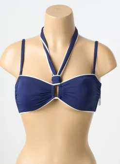 Haut De Maillot De Bain Aubade Bleu Haut Bandeau