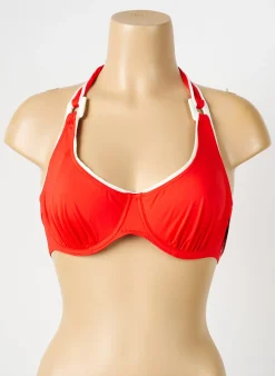 Haut De Maillot De Bain Aubade Rouge Haut Soutien-gorge Balconnet