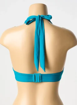 Haut De Maillot De Bain Aubade Bleu Haut Soutien-gorge Moulé